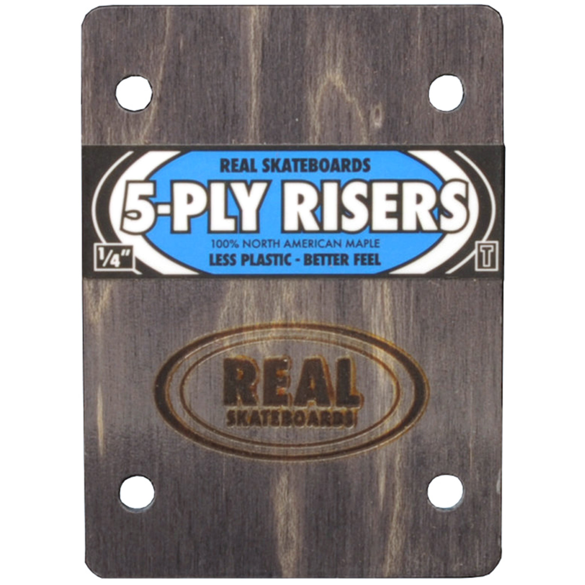 Real 5 Ply 1/4 Riser Pads Thunder -set of 2-