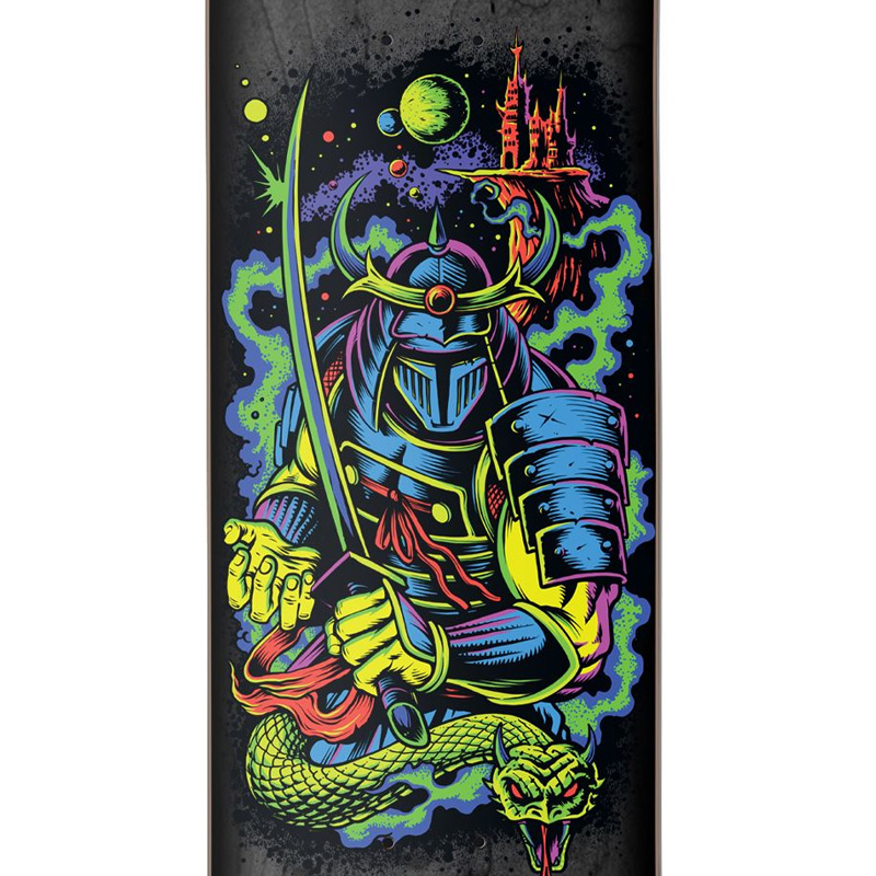 Darkstar Decenzo Blacklight Super Sap R7 Skateboard Deck 8.375