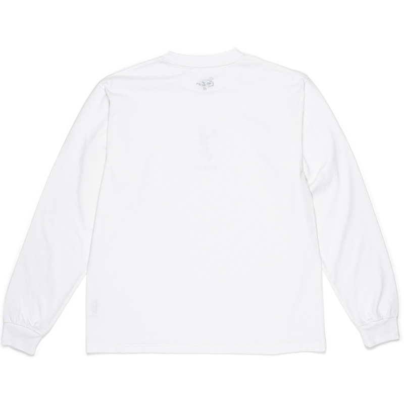 Dancer D6 OG Logo Longsleeve T-Shirt White