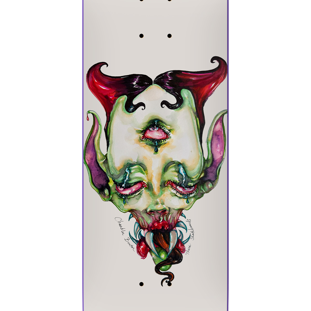 THERE Chandler Blake Armstrong Ghoul Skateboard Deck 8.5