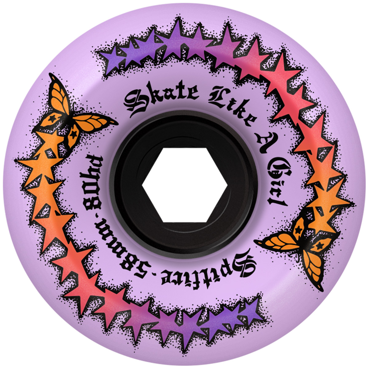 Spitfire 80HD Skate Like a Girl Conical Wheels Lavender 58mm