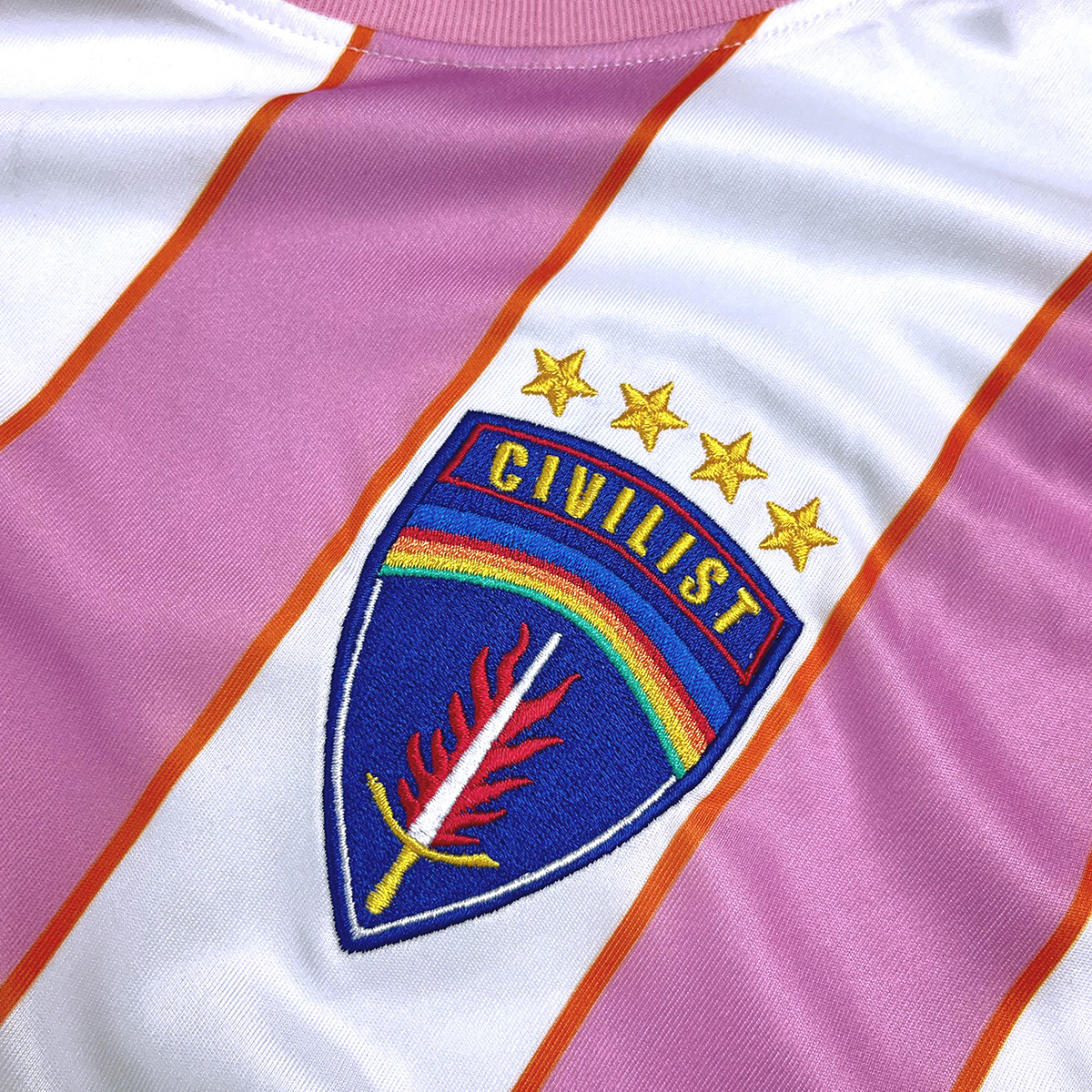 Civilist Striped Jersey Pink/Blue