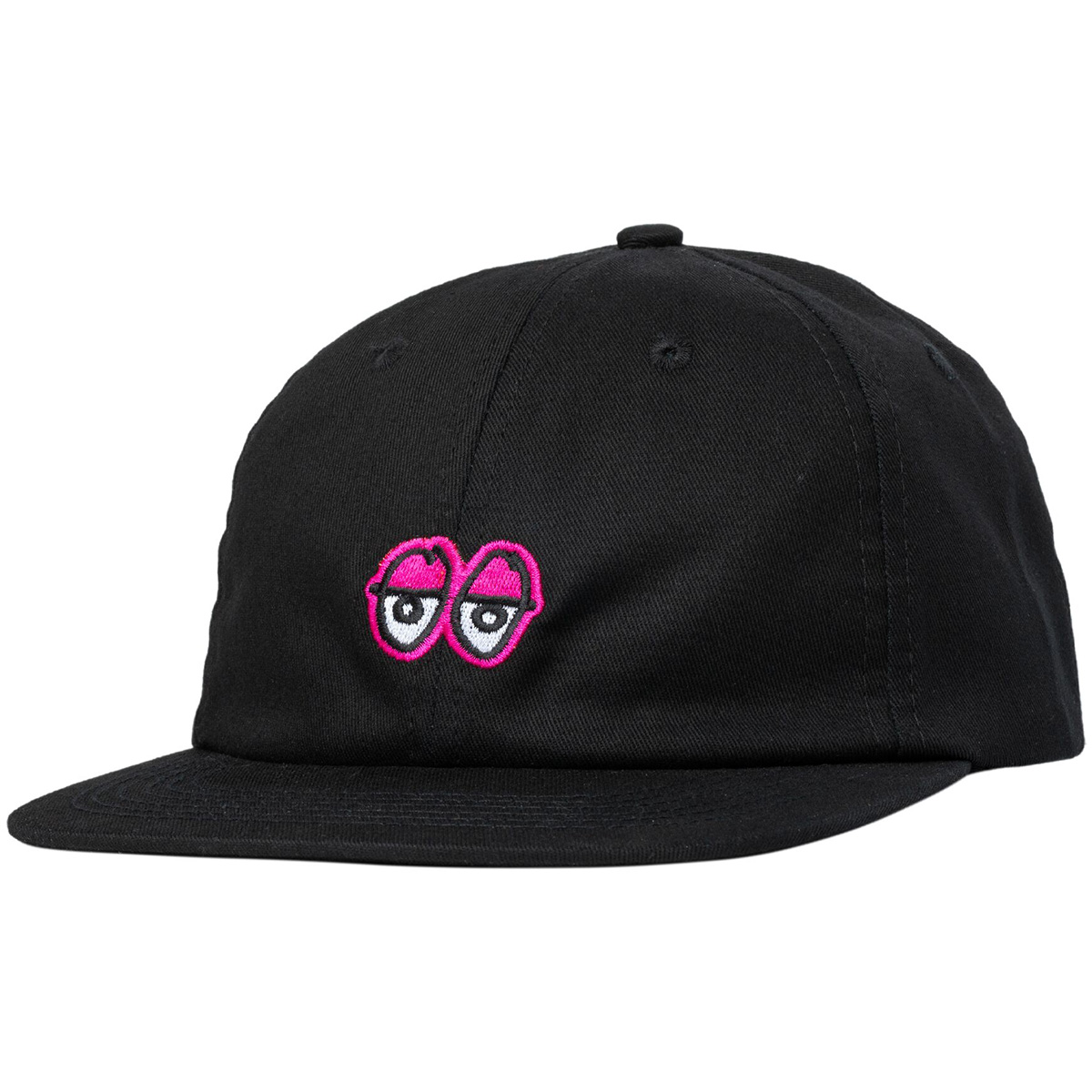 Krooked Eyes Strapback Cap Black/Pink