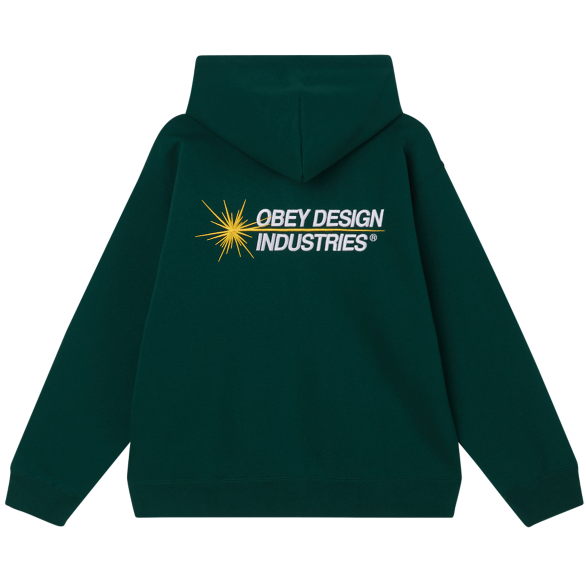 Obey Industries Hooded Sweater Rain Forest