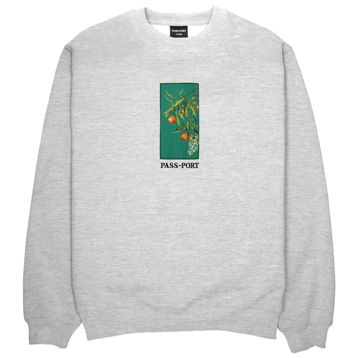 Pass Port Quandong Crewneck Sweater Ash