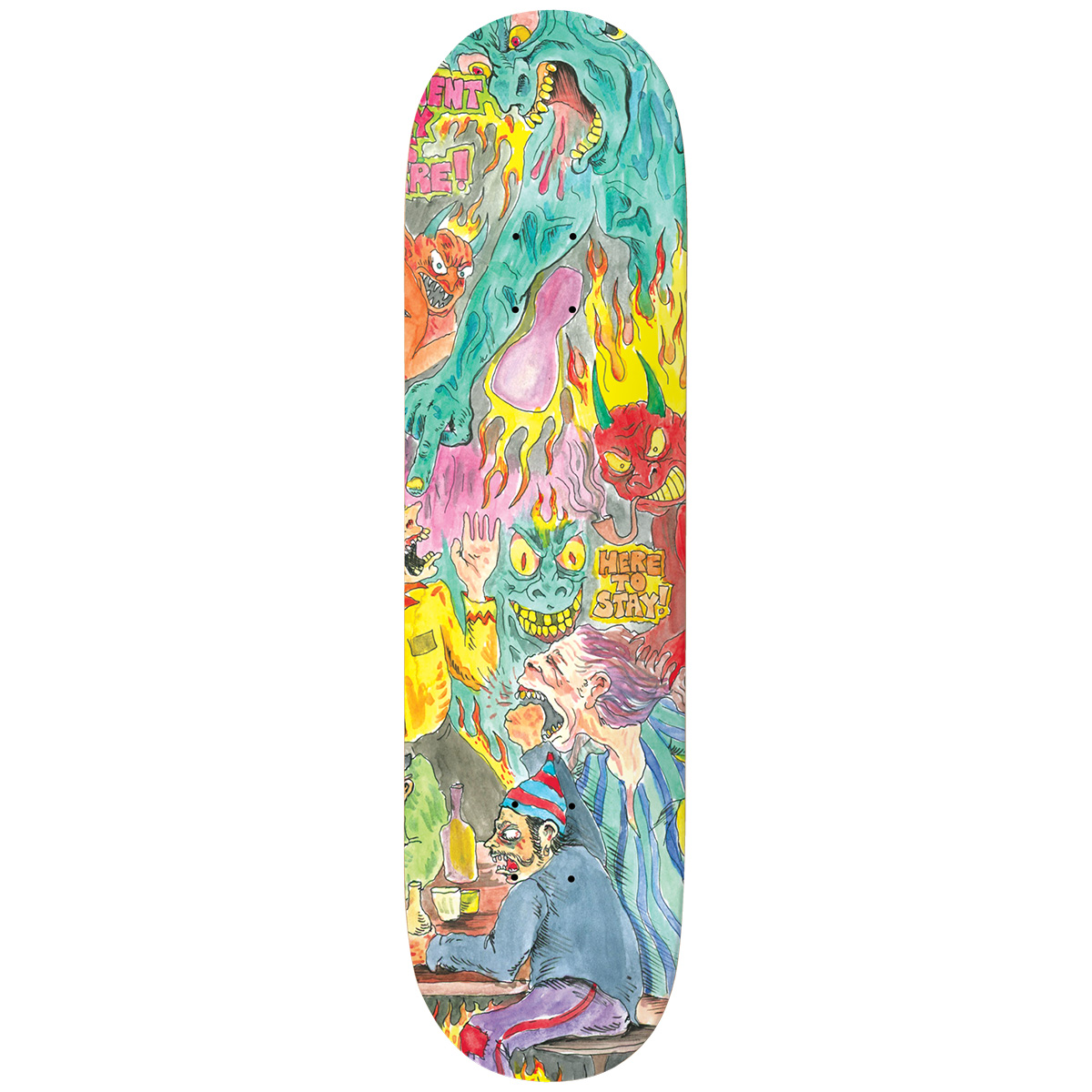 Baker Figgy Here to Stay Skateboard Deck B2 Shape 8.25