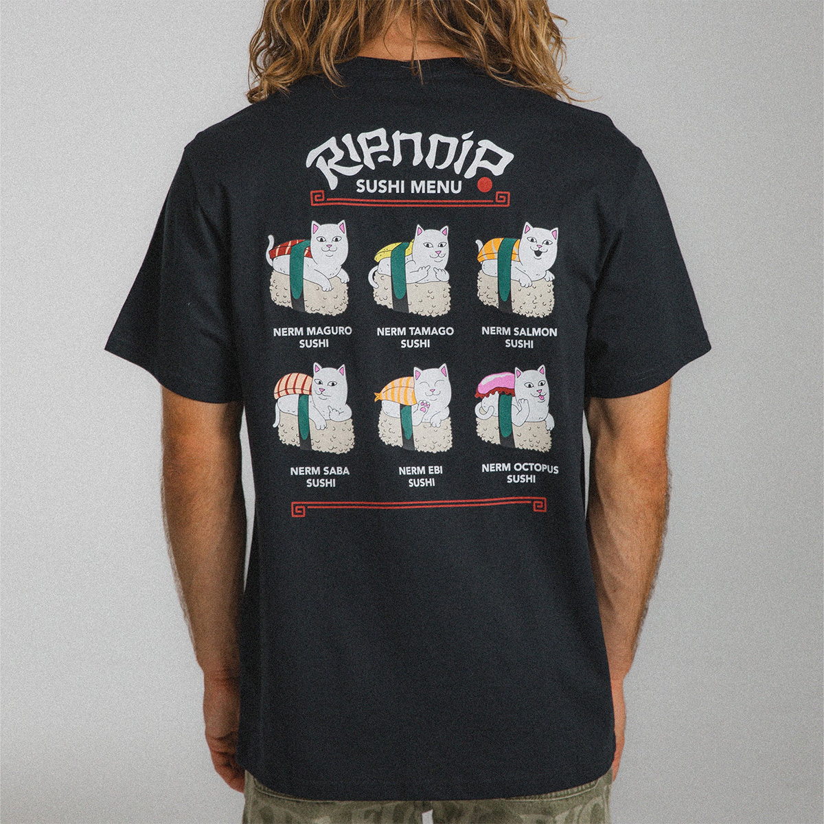 RipnDip Sushi Nerm T-Shirt Black