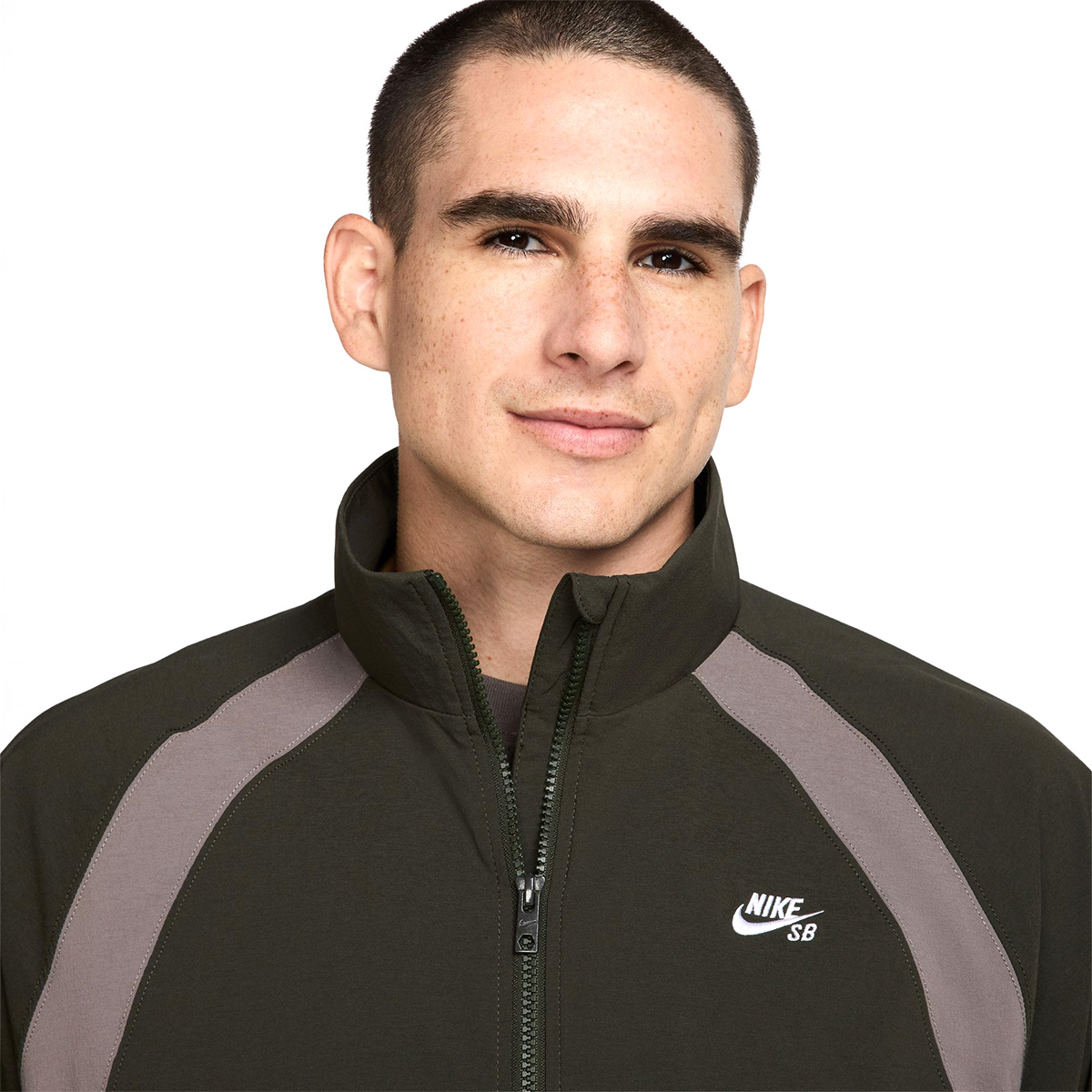 Nike SB Dri-Fit Jacket Sequoia/Cave Stone/White