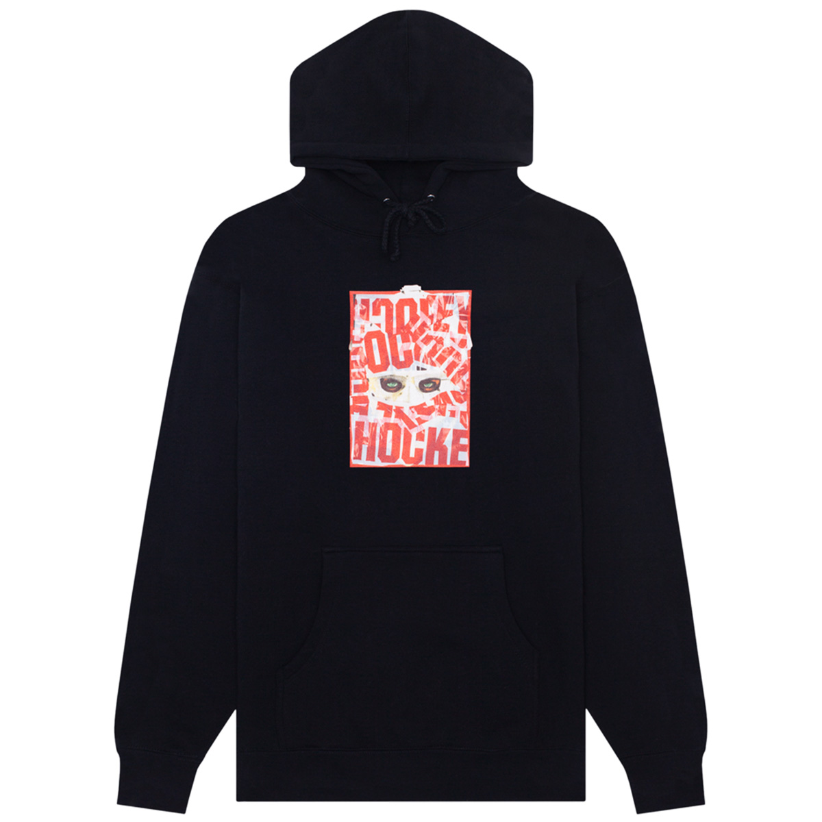 Hockey War All Over Hooded Sweater Black