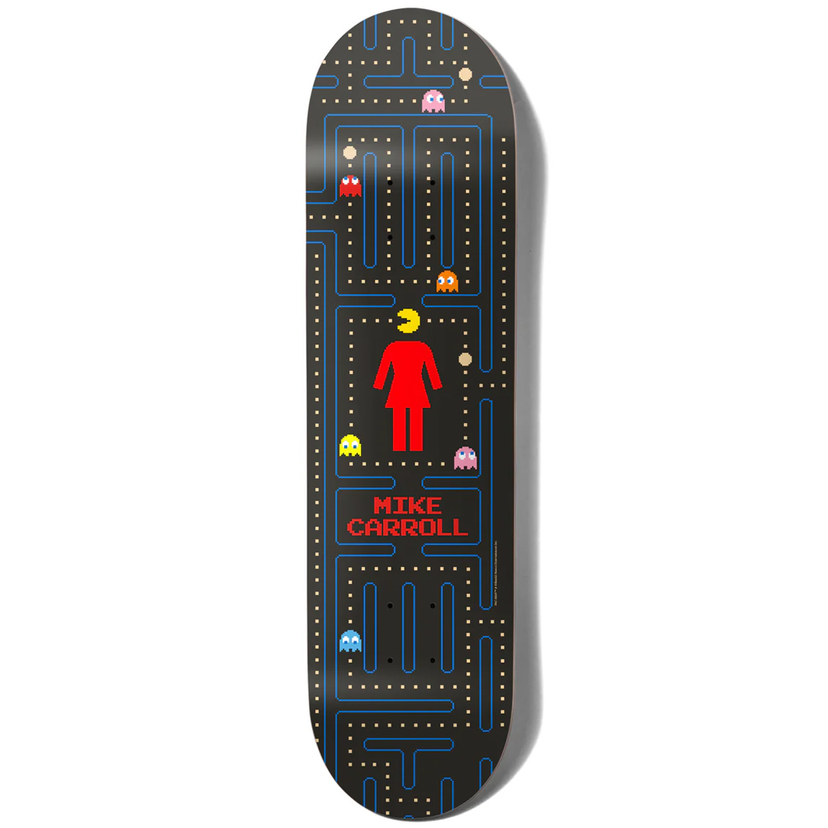 Girl Carroll Pac-Man Skateboard Deck 8.375