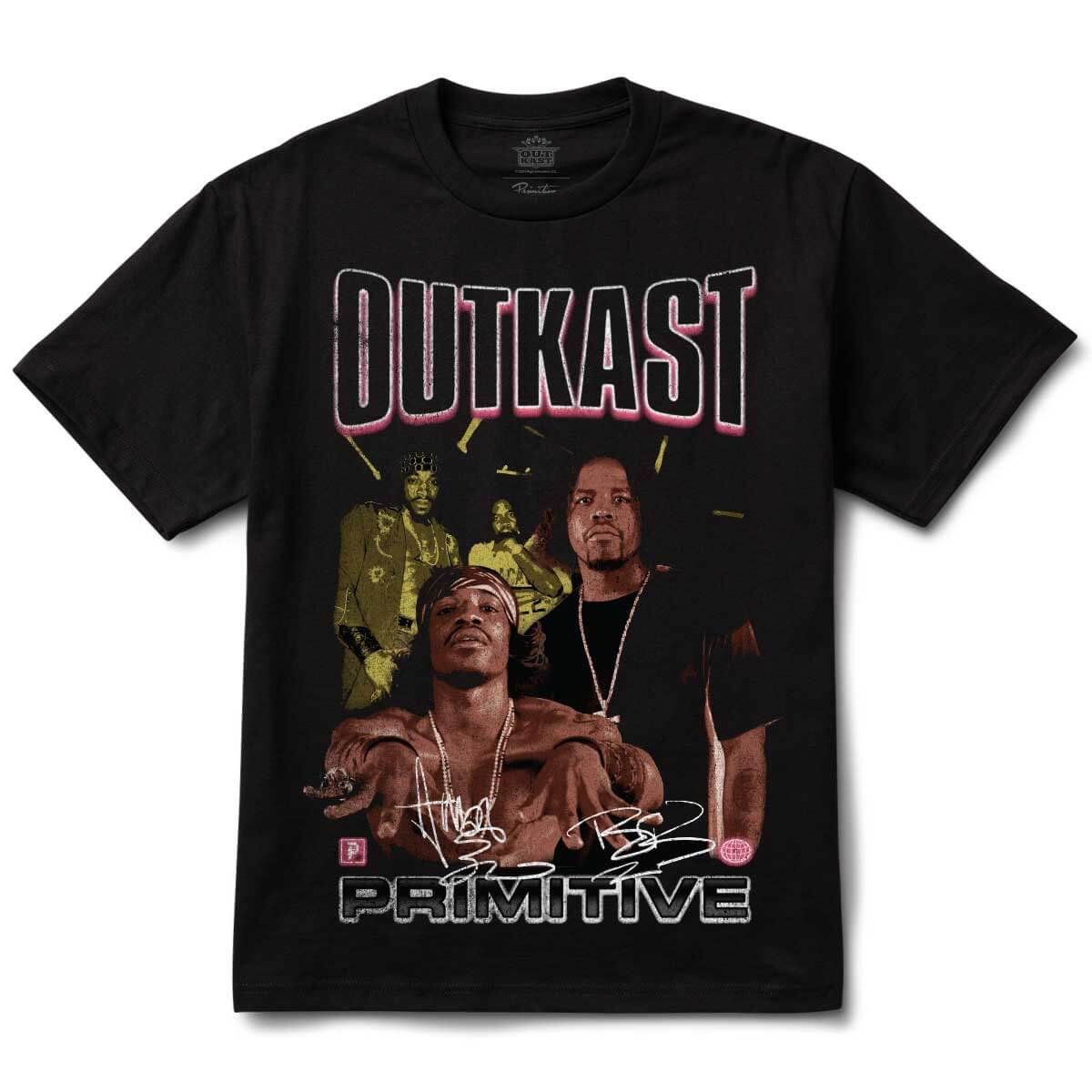 Primitive x Outkast Headline Heavyweight T-Shirt Black