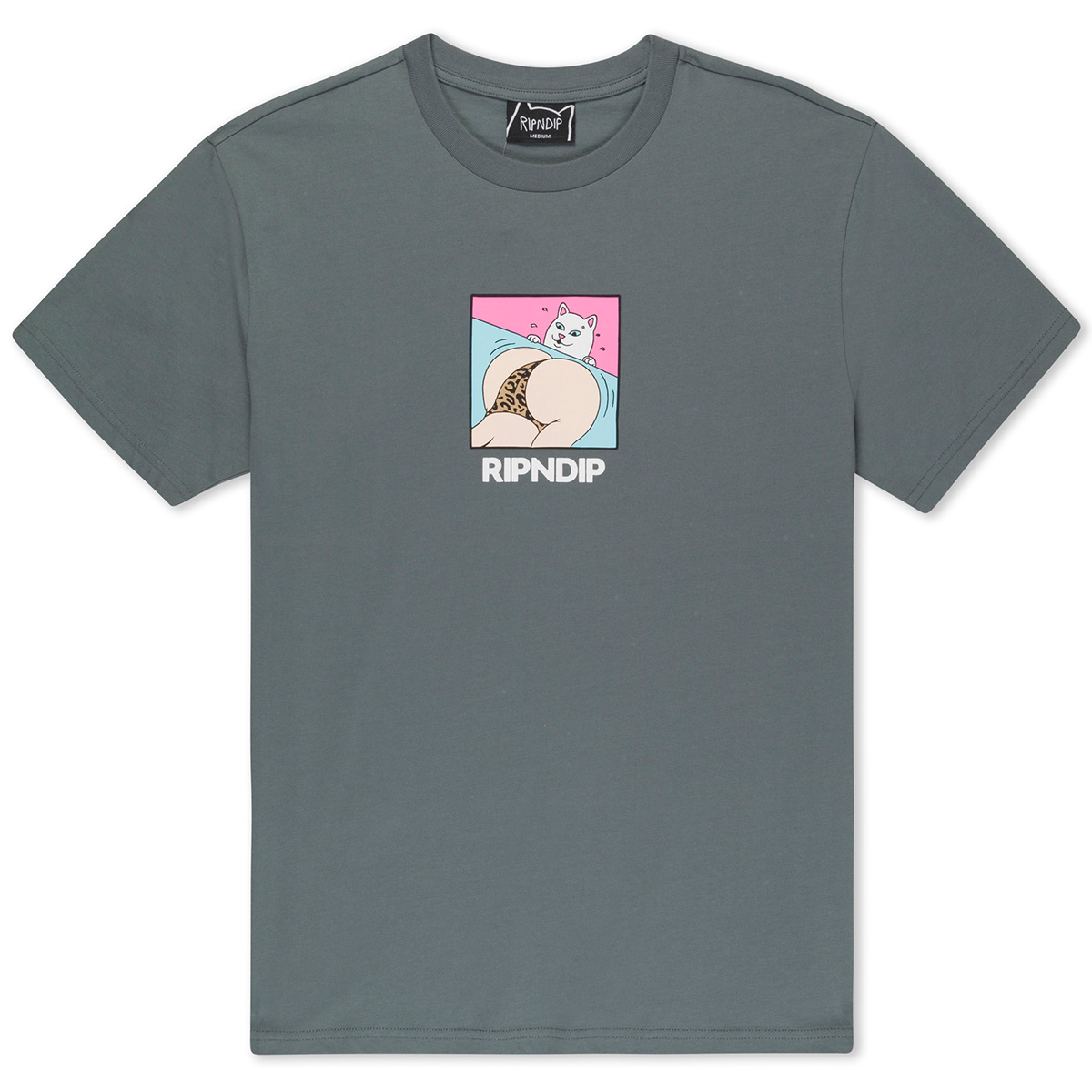 RipnDip Peaches And Nerm T-Shirt Charcoal