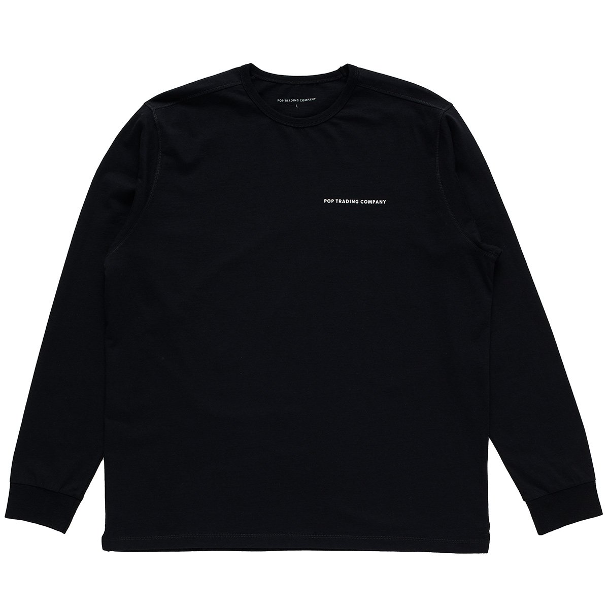 POP Logo Longsleeve T-Shirt Black/White