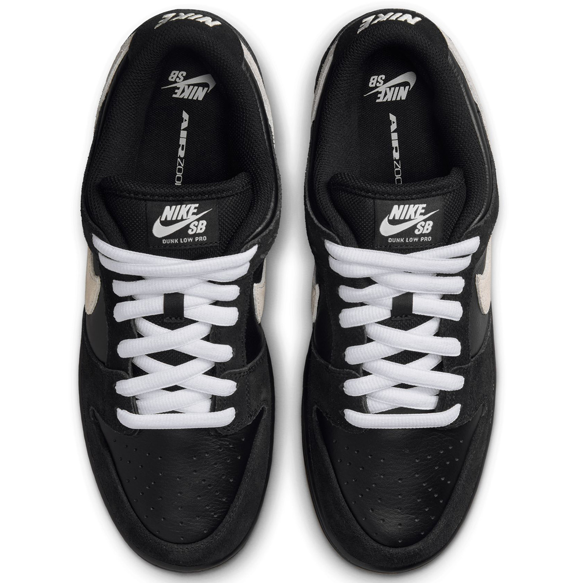 Nike SB Dunk Low Pro Black/White-Black-Gum Light Brown