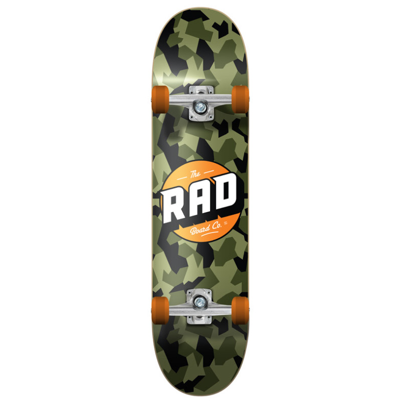 Rad Camo Classic Dude Crew Complete Skateboard Multi 7.75