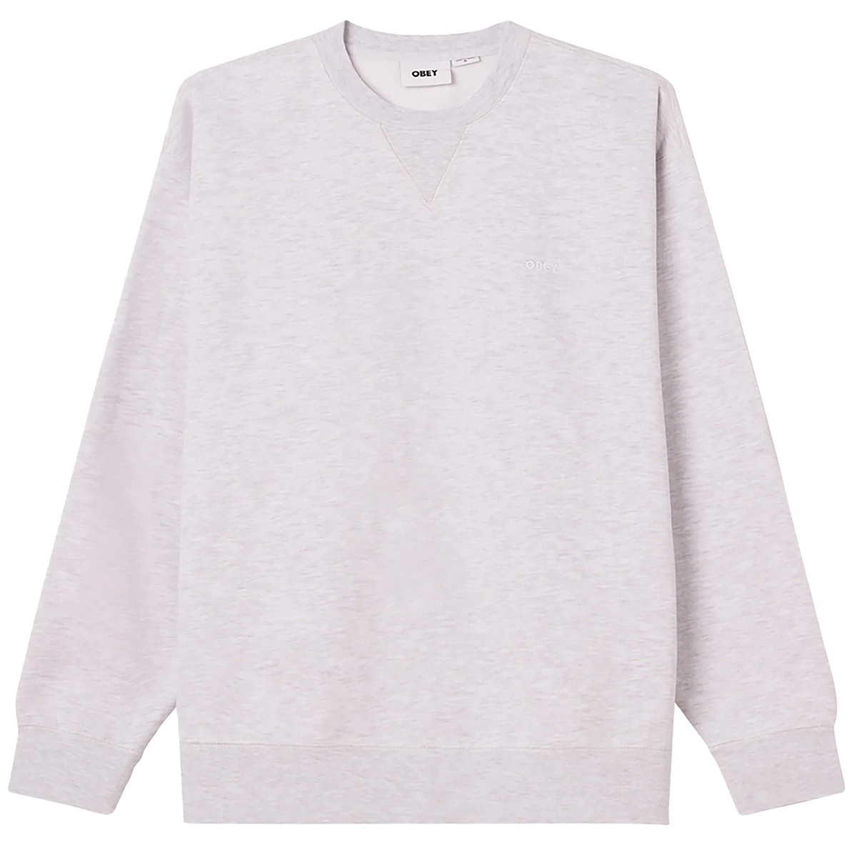 Obey Established Works Bold Crewneck Sweater II Ash Grey