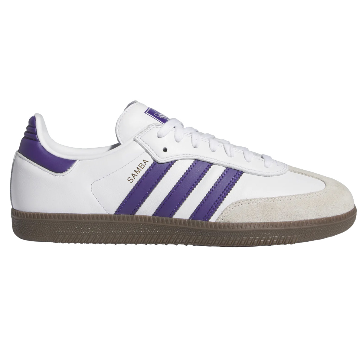 adidas Samba Adv Ftwwht Cpurpl Goldmt US 9 1136092 9