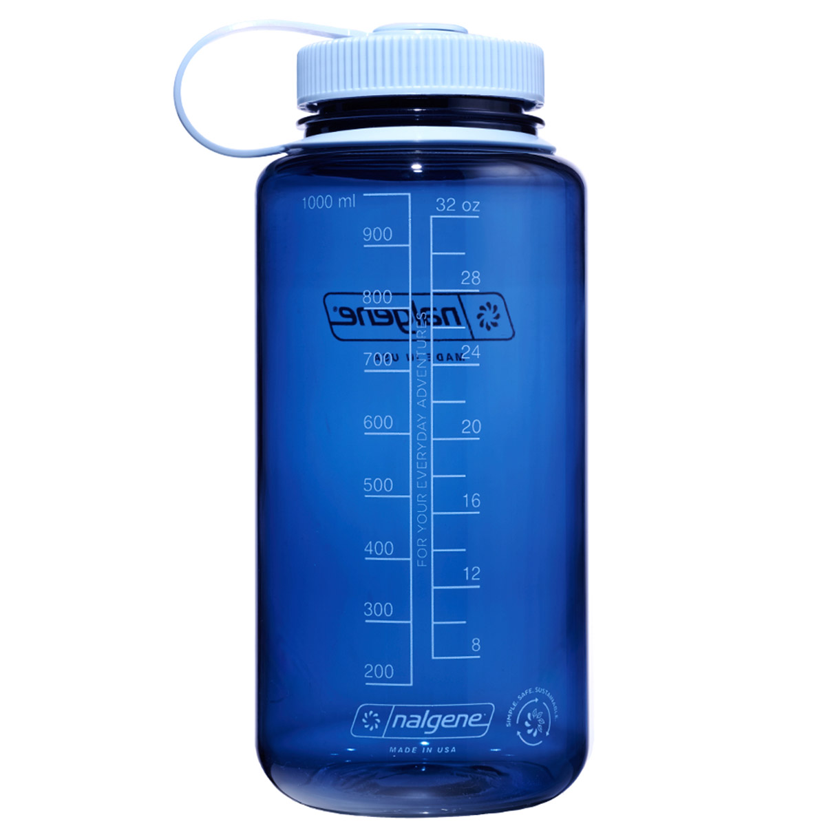 Nalgene Wide Mouth 1000ml Indigo Sustain