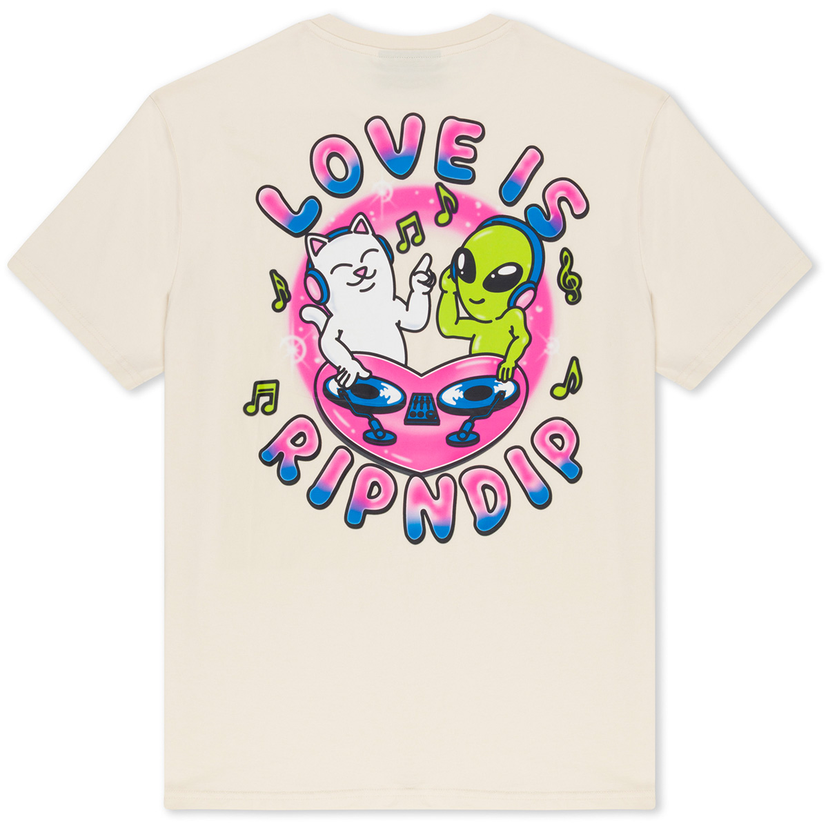 RipnDip Love Is Ripndip T-Shirt Natural 