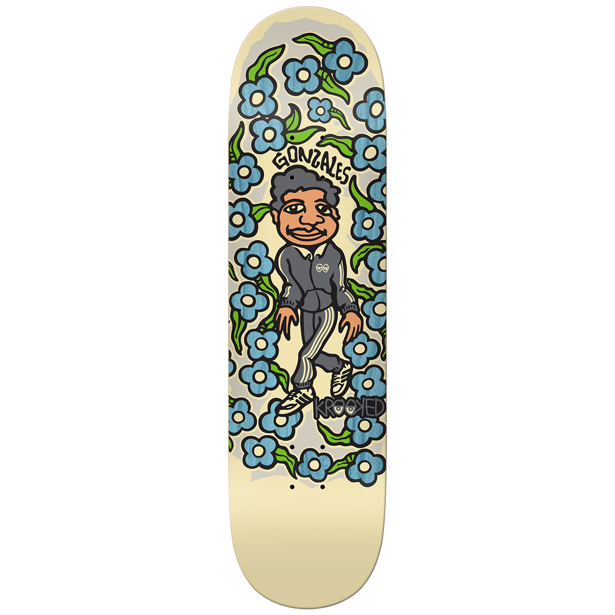 Krooked Gonz Sweatpants Skateboard Deck 8.5 