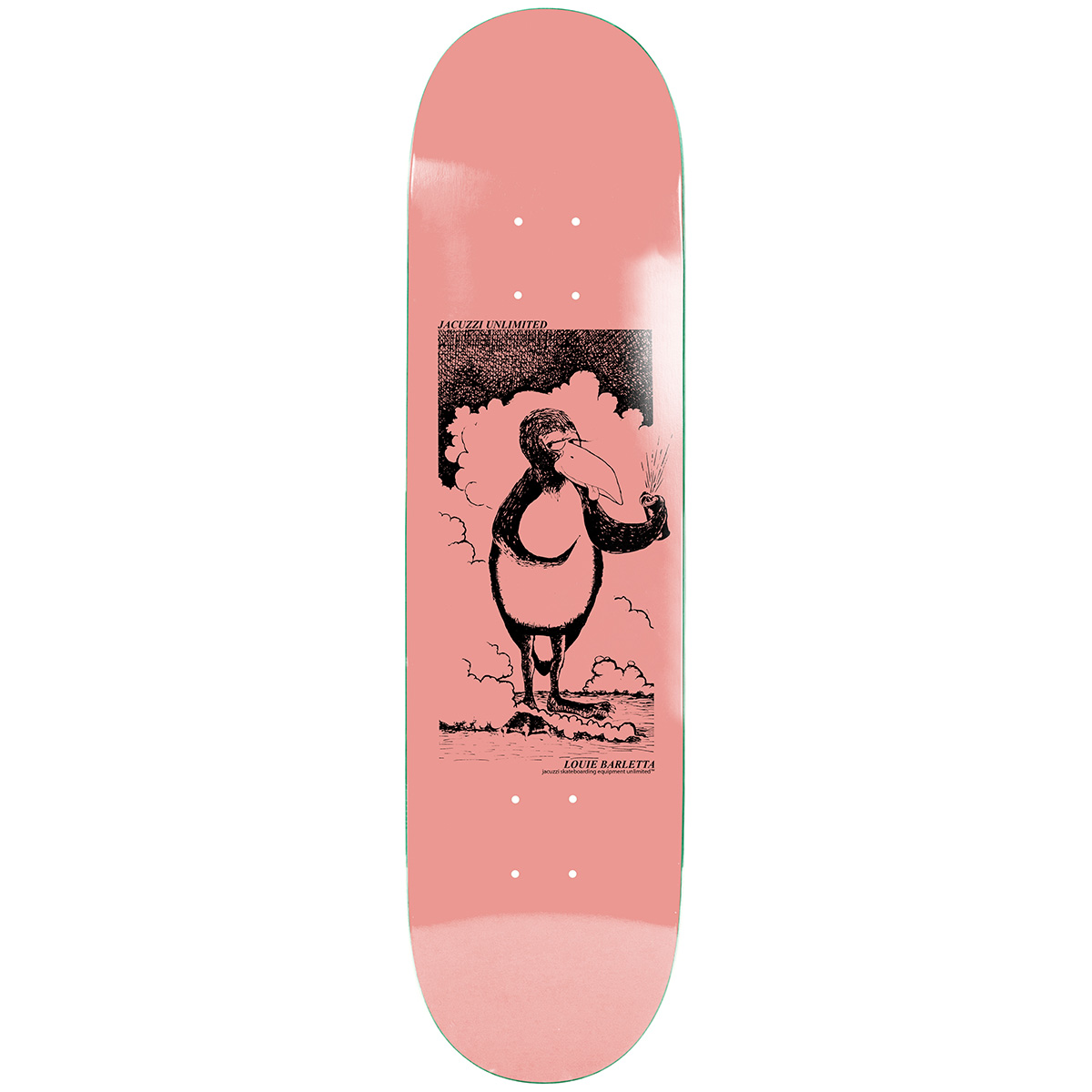 Jacuzzi Louie Barletta Toy Skateboard Deck 8.5