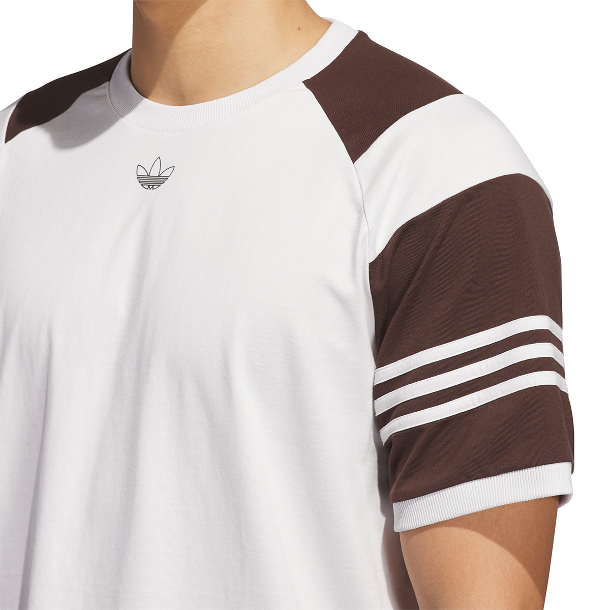 Adidas Tyshawn T-Shirt Crywht/Dbrown