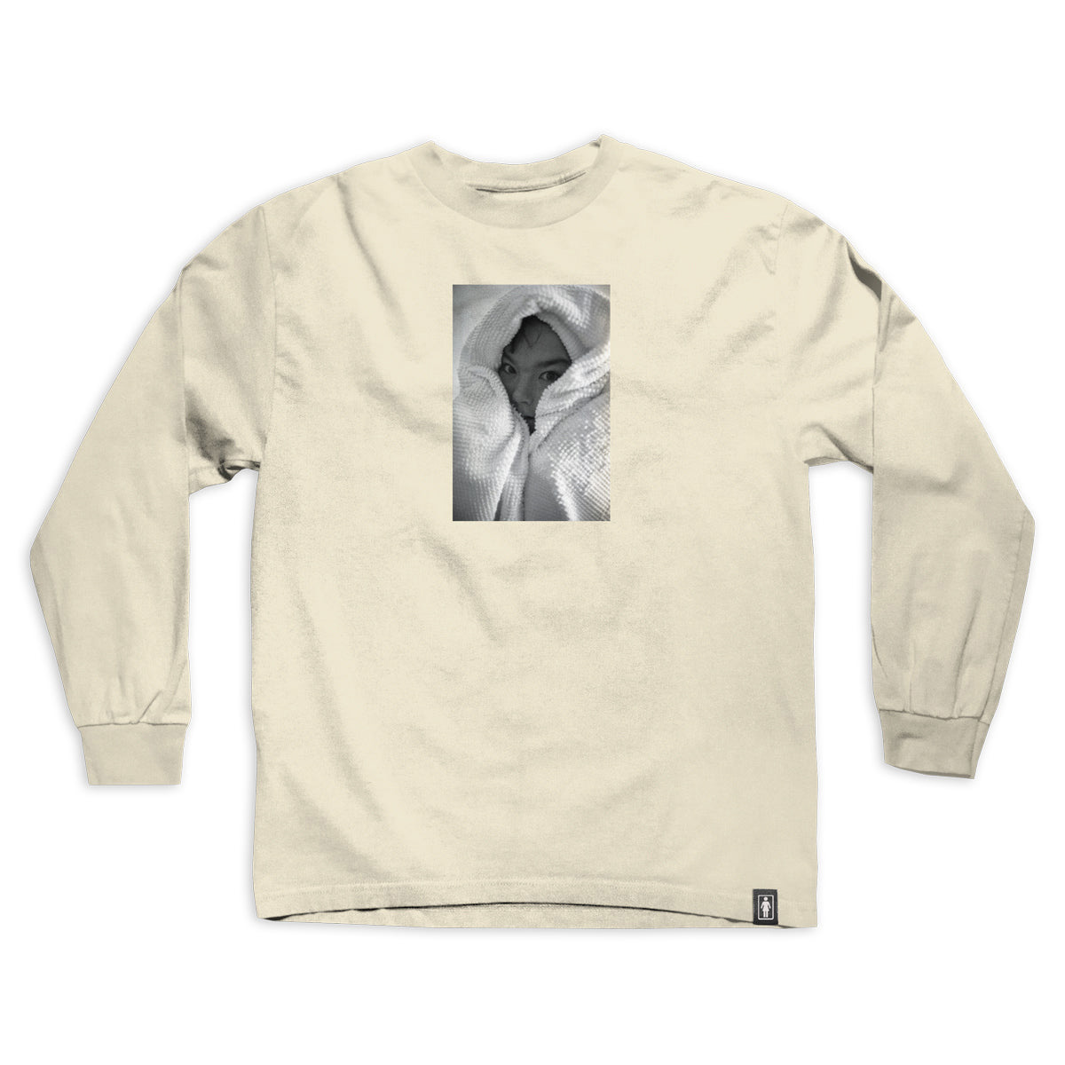 Girl Spike Photo Series V2 Bjork Longsleeve T-shirt Ivory