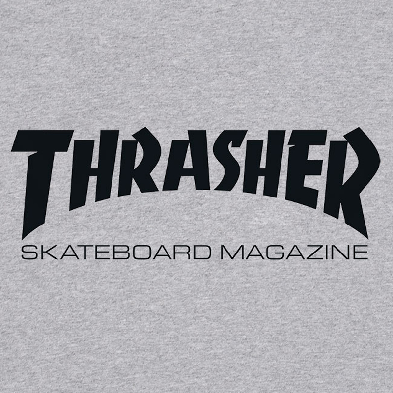 Thrasher Skate Mag Crewneck Sweater Grey